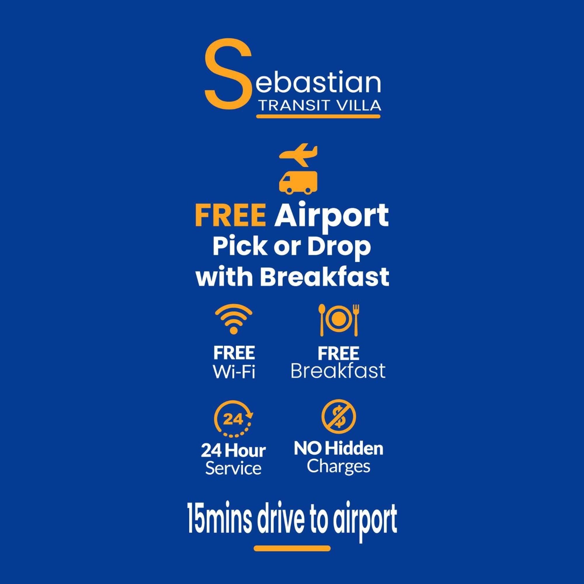 Sebastian Transit Villa With Free Shuttle Service To Airport Kotugoda Экстерьер фото
